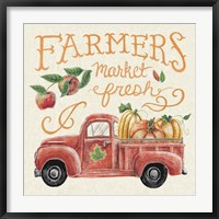 Harvest Chalk VII Linen Fine Art Print