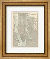 New York City Map Fine Art Print