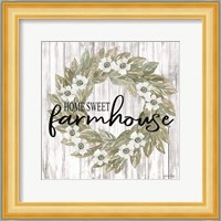 Home Sweet Farmhouse Wreath Fine Art Print