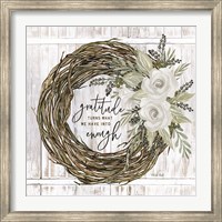 Gratitude Wreath Fine Art Print