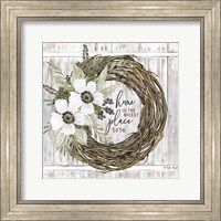 Home is the Nicest Place to Be Wreath Fine Art Print
