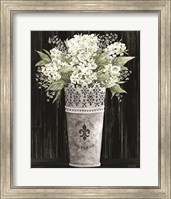 Punched Tin Floral I Fine Art Print