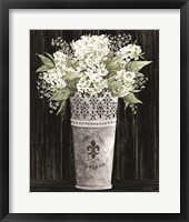 Punched Tin Floral I Framed Print