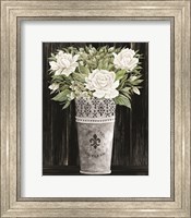 Punched Tin Floral III Fine Art Print