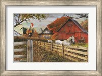 Standing Guard Rooster Fine Art Print