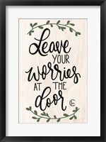 Leave Your Worries at the Door Fine Art Print