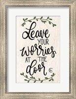 Leave Your Worries at the Door Fine Art Print