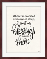 Count Your Blessings Instead of Sheep Fine Art Print