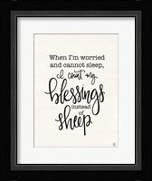Count Your Blessings Instead of Sheep Fine Art Print