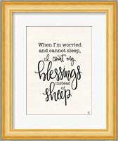 Count Your Blessings Instead of Sheep Fine Art Print