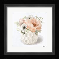 Winter Anemones - Pink Framed Print