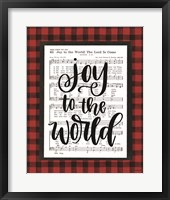 Joy to the World Framed Print