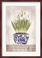 Blue and White Daffodils II Fine Art Print