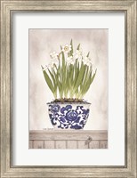 Blue and White Daffodils II Fine Art Print