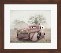 Pink Flower Truck Fine Art Print
