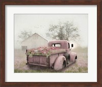 Pink Flower Truck Fine Art Print