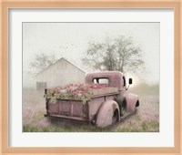 Pink Flower Truck Fine Art Print