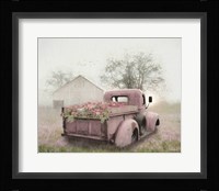 Pink Flower Truck Fine Art Print