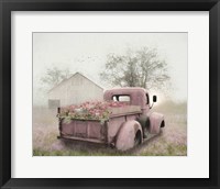 Pink Flower Truck Fine Art Print