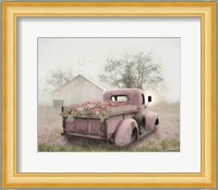 Pink Flower Truck Fine Art Print