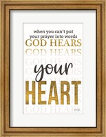 God Hears Your Heart Fine Art Print