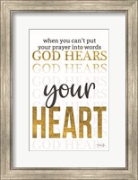 God Hears Your Heart Fine Art Print