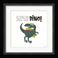Super Dino Framed Print