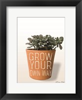 Succulent Grow Your Own Way Fine Art Print