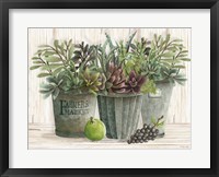 Farmer Market Succulent Harvest Fine Art Print