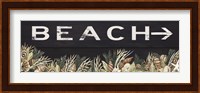 Beach Sign Fine Art Print