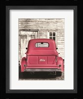 Red Ford at Barn Fine Art Print