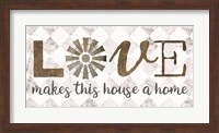 Love Makes This House a Home Fine Art Print