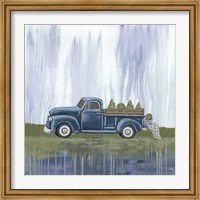 Blue Garden Truck Fine Art Print