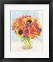 Vase with Flowers I Fine Art Print