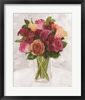 Vase with Flowers II Fine Art Print