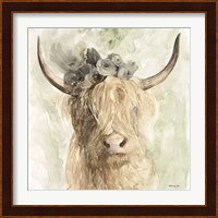Cow and Crown I Fine Art Print