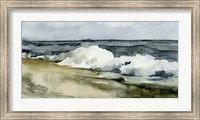 Loose Watercolor Waves II Fine Art Print