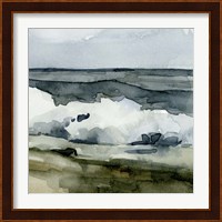 Loose Watercolor Waves VI Fine Art Print