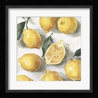 Fresh Lemons I Framed Print