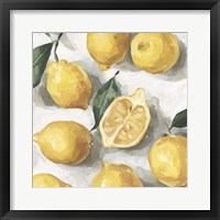 Fresh Lemons I Framed Print