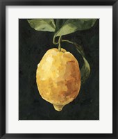 Dark Lemon I Framed Print
