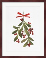 Mistletoe Bow II Fine Art Print