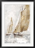 Golden Sails II Framed Print