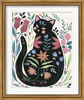 Folksy Feline I Fine Art Print