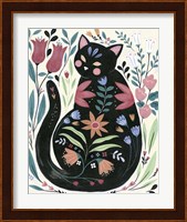 Folksy Feline I Fine Art Print