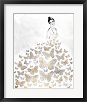 Fluttering Gown I Framed Print