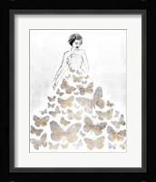 Fluttering Gown II Framed Print