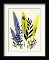 Dancing Leaf Collage I Framed Print