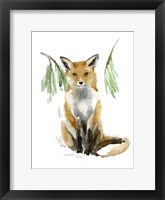 Snowy Fox I Framed Print