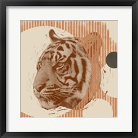 Pop Art Tiger II Framed Print